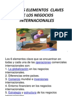 Elementos Claves de Los Negocios Internacionales 1