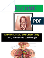 Amniotic Fluid Embolism