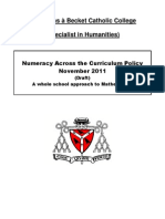 Policies - Numeracy