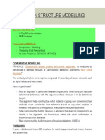 Protein Structure Modelling