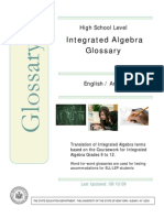 Algebra Bilingual Glossary Arabic-English