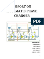 Report On Automatic Phase Changer: Submitted By