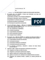 LDBEN Lei de Diretrizes e Bases Da Educacao Nacional