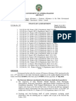 Dearness Allowance From 01-07-2012