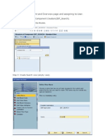 Creation of Component and Assigning To Business Role.