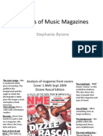 Analysis of Music Magazines