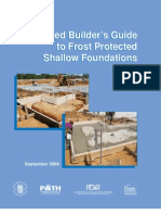 A Builder's Guide To Frost Protected Shallow Foundations