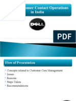 Dell's Customer Contact Centres in India