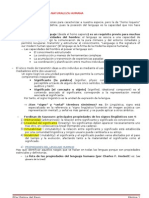 Resumen Tema 1. - El Lenguaje y La Naturaleza Humana