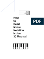 How To Read Music Notation in Just 30 Minutes