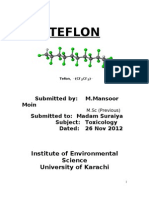 Toxicology of Teflon