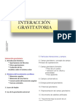 Interacción Gravitatoria. Física 2º Bachillerato