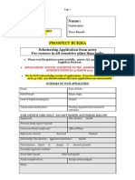 2009 PB Application Form