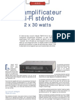 Ampli Hi-Fi Stéréo 2 X 30 W