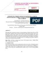 A Review On Current Source Inverter Fed Ac Drives and Multilevel Current Source Inverters