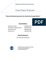 Fyp Proposal-Fina Remote Monitoring System For Electricity Energy Metersl