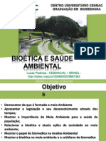 Bioética e Analise Ambiental Na Biomedicina