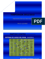 Preparación Partidos - Paco Lozano