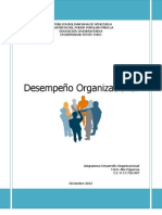 Elementos Esenciales en Desempeño Organizacional