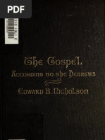 The Gospel According To The Hebrews - Nicholson (1879)