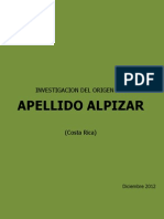 APELLIDO ALPIZAR (De Costa Rica)