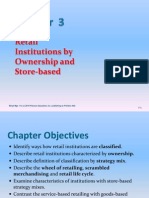 Chapter 3 - Retail Institutions by Ownership and Store-Based Strategy Mix