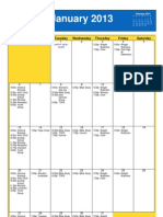 Oakmont Methodist Church Jan Calendar