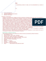 Identification of Bacteria