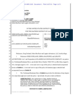 DORLAND, Et Al v. ACE AMERICAN INSURANCE COMPANY Petition To Compel Arbitration Against Ace American