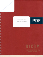 Rycom Model 2174 Frequency Selective Voltmeter Maintenance Manual, 1968.