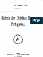 História Dos Cristão Novos Portugueses - Lúcio de Azevedo