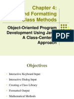 Input and Formatting Class Methods: Object-Oriented Program Development Using Java: A Class-Centered Approach