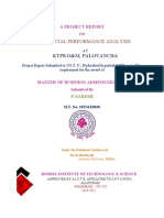 Financial Performance Analysis: Ktps/O&M, Palovancha