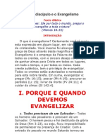 Lição 13 - O Discípulo e o Evangelismo