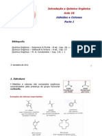 Aula 18 - Aldeidos e Cetonas I