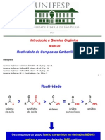 Aula 20 - Reações de Compostos Carbonílicos - Grupo I