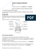 Leçon La Respiration Et Lappareil Respiratoire