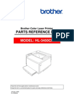 Brother HL-3450cn Parts Manual