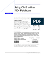 Opcode Using OMS With A MIDI Patchbay 1996