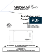 Installation and Owner's Manual: Listed C US