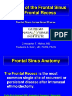 Anatomy of Frontal Sinus & Recess