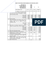 Unit Estimate - Rectangular Brick Manhole