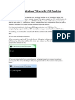 How To Make Windows 7 Bootable USB Pendrive