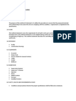 Method Statement For Earthworks