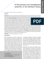 A Pilot Study of The Primary Care Management of Knee Osteoarthritis in The Northern States of Malaysia