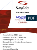 Overview of Eda Industry: Dr.H.V.Ananda