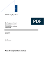 The Persistence of Current Account Balances and Its Determinants: The Implications For Global Rebalancing