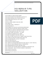 Sanyo Repair Tips Collection