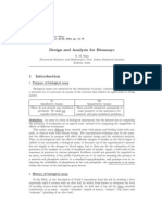 Design and Analysis For Bioassays: Design Workshop Lecture Notes ISI, Kolkata, November, 25-29, 2002, Pp. 61-76