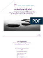 The Avalon Model: Empowering Individuals and Communities To Respond To Sexualized Violence